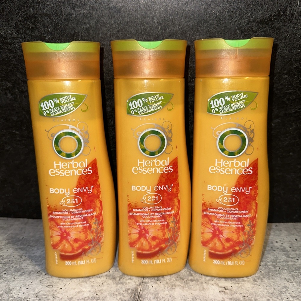 3 Lot HERBAL ESSENCES BODY ENVY 2in1 Shampoo & Conditioner Volumizing